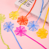 12-50Pcs Stretchable Climbing Spider Web Tricky Toys Kids Birthday Party Baby School Gift Rewards Halloween Carnival Party Favor