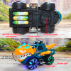 Dinosaur Car Electric Dancing Deformation Rotating Universal Boy Toy Child Kid Girl Car Christmas Birthday Gift