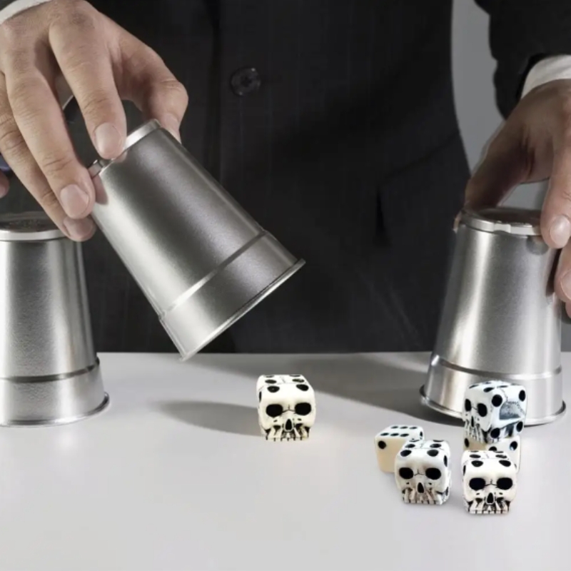 Halloween Dice Set White Skull Game Novel Casual Toys Dungeons And Dragons Sports And Entertainment Role Playing Board Game