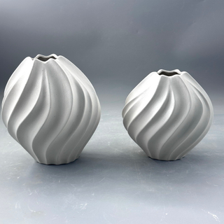 Creative Plain Ceramic Vase Table Top Decoration Flower Vase Exquisite Ceramic Crafts