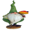 Custom Painted Animal Pattern Resin Statues Outdoor Garden Decorations Candy Dwarf Mushroom Anime Ornaments for Courtyard Home
