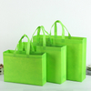 Customize Logo Stock Reusable Grocery Shopping Bag Goodie Treat Eco-friendly Non-Woven Tote Bags 