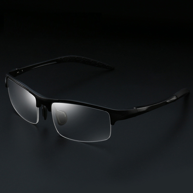 New Half Rim Uv400 Protective Mirrored Custom Branded OEM PC Sunglasses