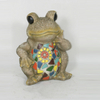 Painted Frog Statue Holy Family Outdoor Statue Ornamental Statue MGO Products