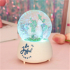 Factory Direct ODM & OEM Polyresin Custom Musical Glitter Glass Snow Globe