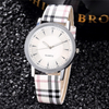 Luxury Fashion Quartz Ladies Watch Plaid Clock Rose Gold Dial Dress Casual Wristwatch
