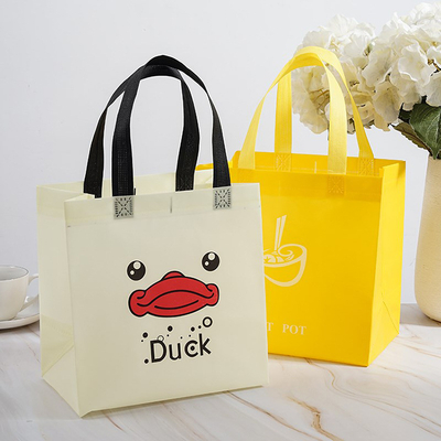 Promotional Cheap Customized Foldable Eco Non-woven Tote Shopping Bag