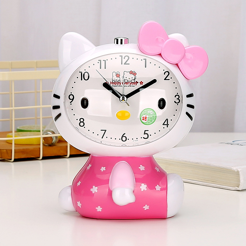 Custom CUTE Mini ABS Digital Twin Bell Alarm Clock for Kids