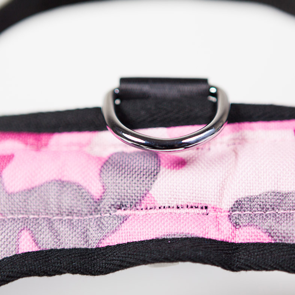 Manufacturer Pet Products Comfortable Retractable Pet Pink Dog Collar For Female Dog Or Cats