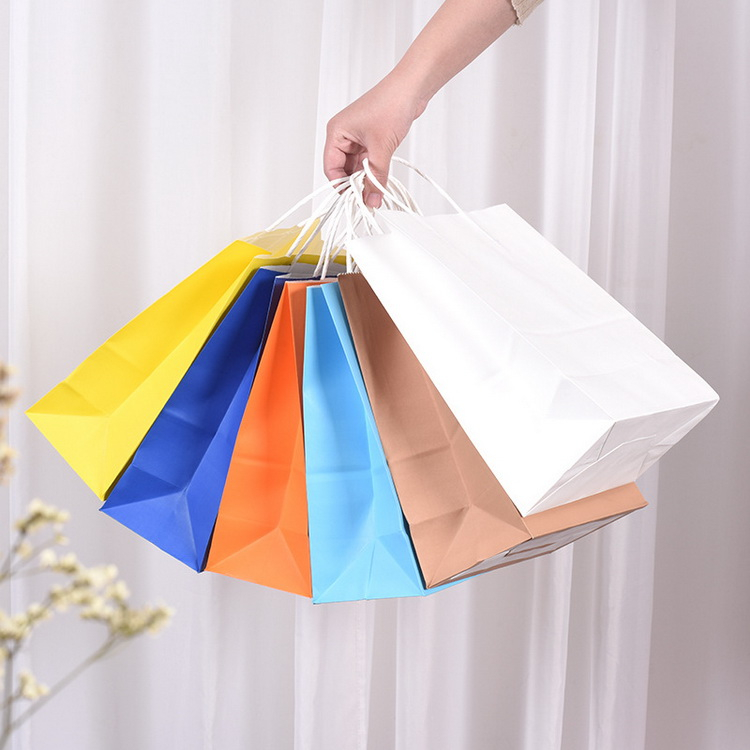 Manufacturer Customized Private Label Paper Bags Brand Name Paper Bags