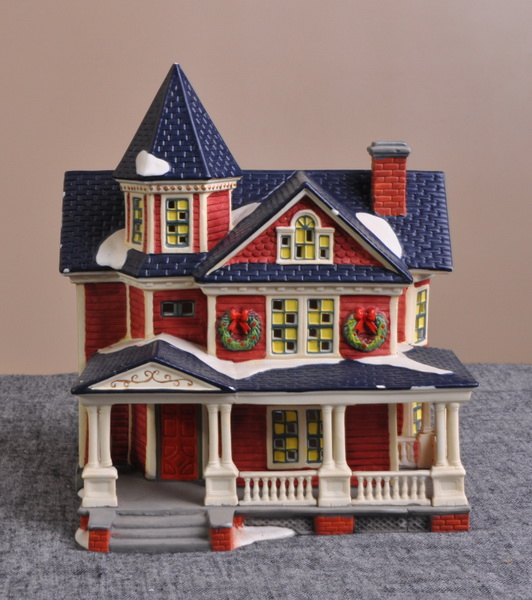 Ceramic Miniature Houses Led Light Up House Buy led ceramic christmas