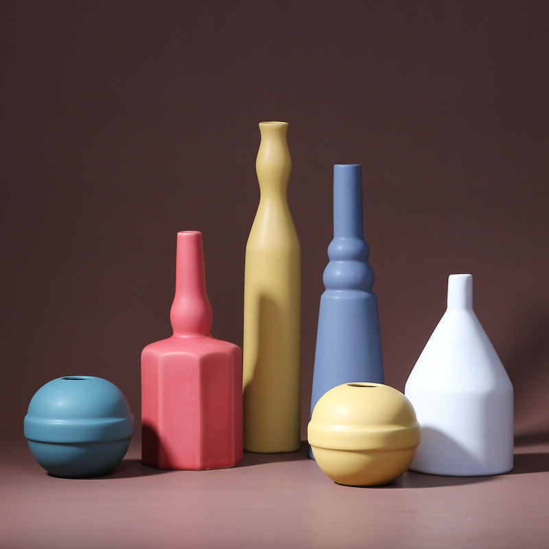 Ceramic Porcelain Handmade Flower Vase Modern Home Decoration Ceramic Vase
