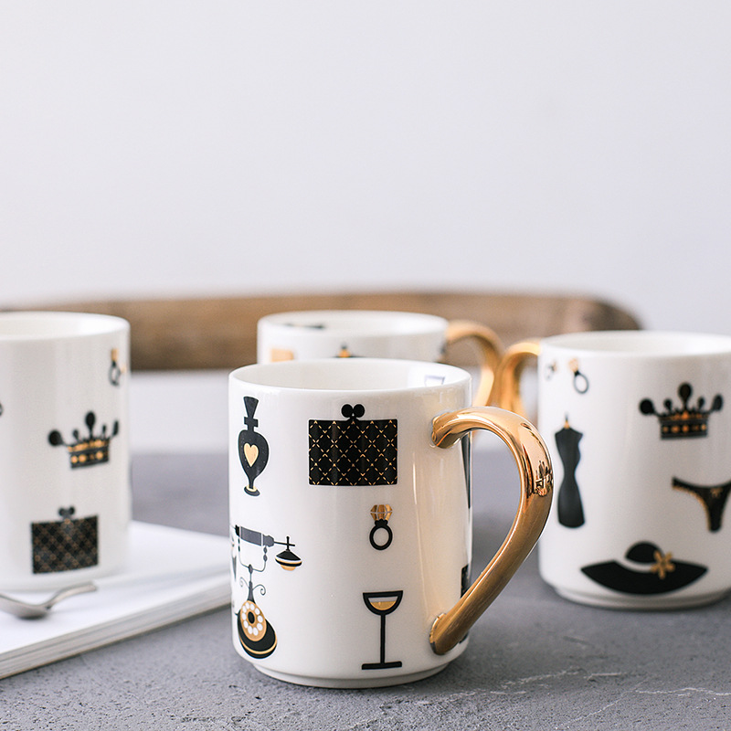Ceramic Matt Cartoon Mug Coffee Mug Milk Mug Nordic Style