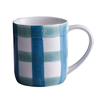 Retro Reinforced Porcelain Mug Coffee Mug Water Mug Milk Mug Embossed Cloth Mug