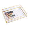 Gold Mirror Tray for Vanity, Dresser, Bathroom, Bedroom 