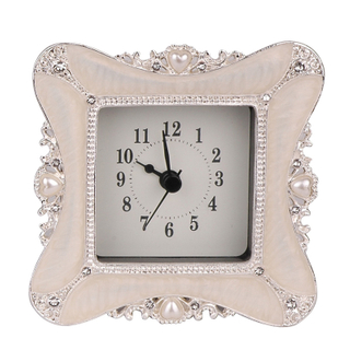 Home Decoration Wholesale Price Promotion Pewter Art Clock