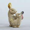 Antique Custom Color Ceramic Porcelain Rabbit for Ornaments 