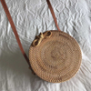 New Design Weaving Rattan Bag Round Straw Bag Wholesale 