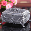 Pewter Plated Zinc Alloy Tableware Gift Craft Box for Jewelry Wholesales
