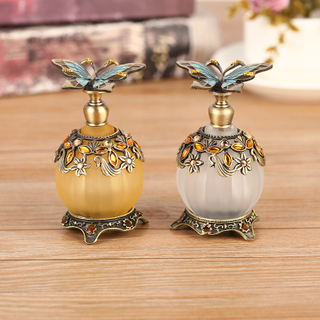 Luxury Design Fragrances Reed Diffusers Bottle with Zinc Alloy Lid, Fragrance Empty Bottles Sale