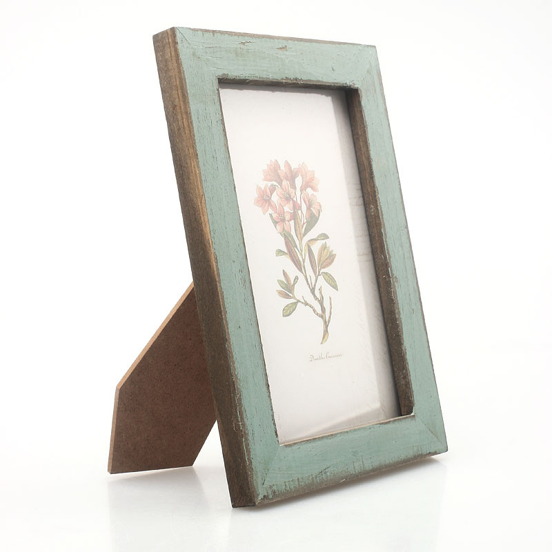 Antique Rustic Charm Distressed Wood Picture Photo Frames 