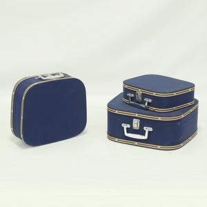 Wholesale Retro Decorative 3 Piece Sets Wooden MDF Vintage Style Luggage Suitcase 