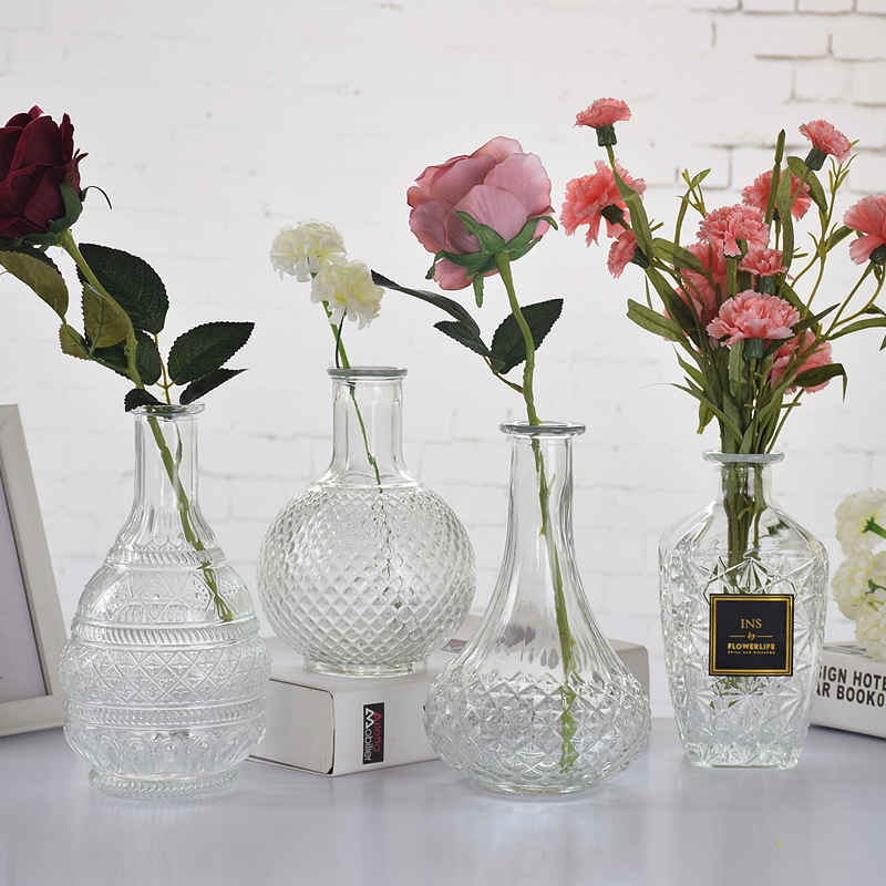 Round Cheap Clear Cylinder Glass Vase - Buy mercury glass vase, colored ...