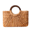 Women Vintage Rattan Handbag Female Bohemian Summer Beach Straw Bags 