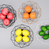 Fruit Basket Container Bowl Metal Wire Basket Kitchen Drain Rack Fruit Vegetable Storage Holder 