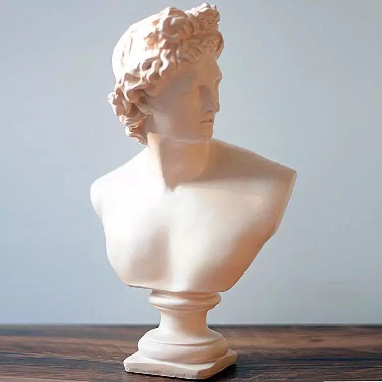 Hot Sale Personalized Handmade Polyresin Marble David Statue 
