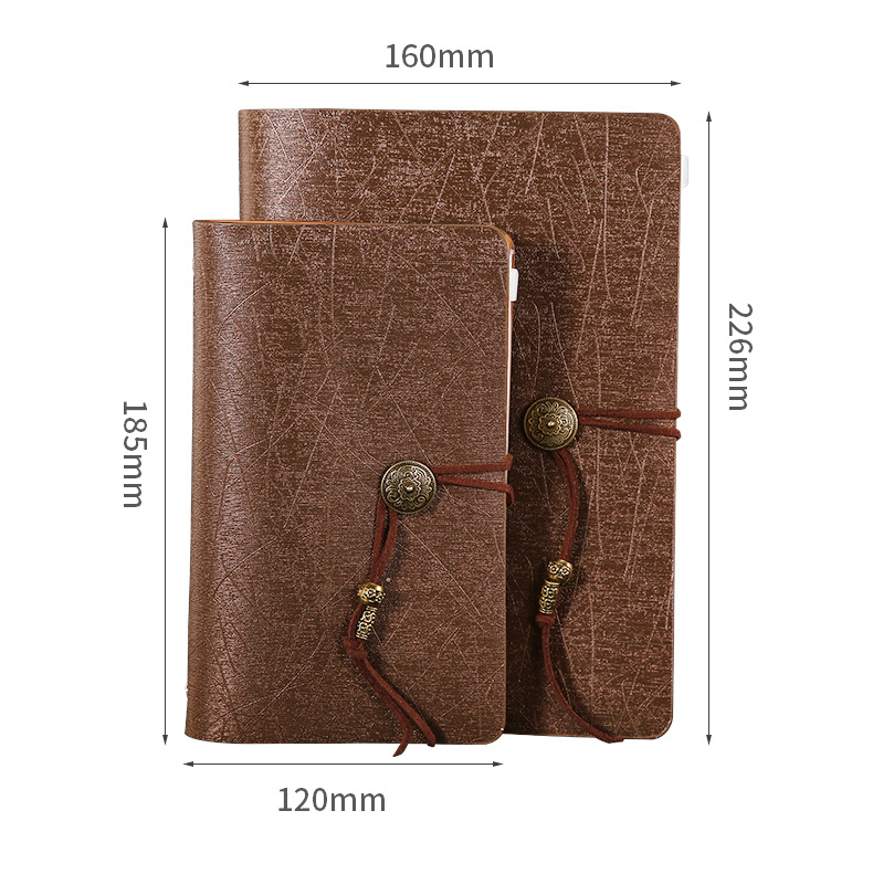 Wholesale Free Sample Cheap Promotional Hardcover A4 A5 Size PU Leather Custom Notebook 