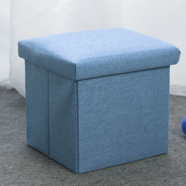 Cute And Multifunction Storage Ottoman for Toy Clothes