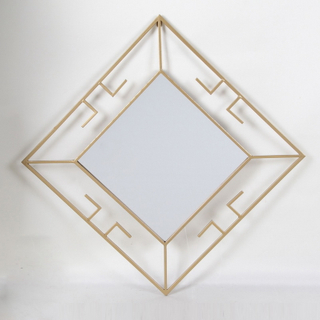 Metal Material Design Decorative Gold Mirror Wall 