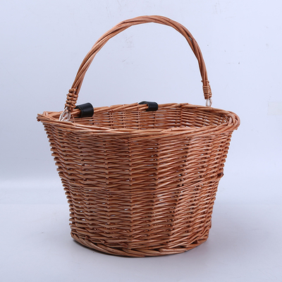 Eco-Friendly Willow Gift Storage Wicker Hamper Rattan Picnic Basket